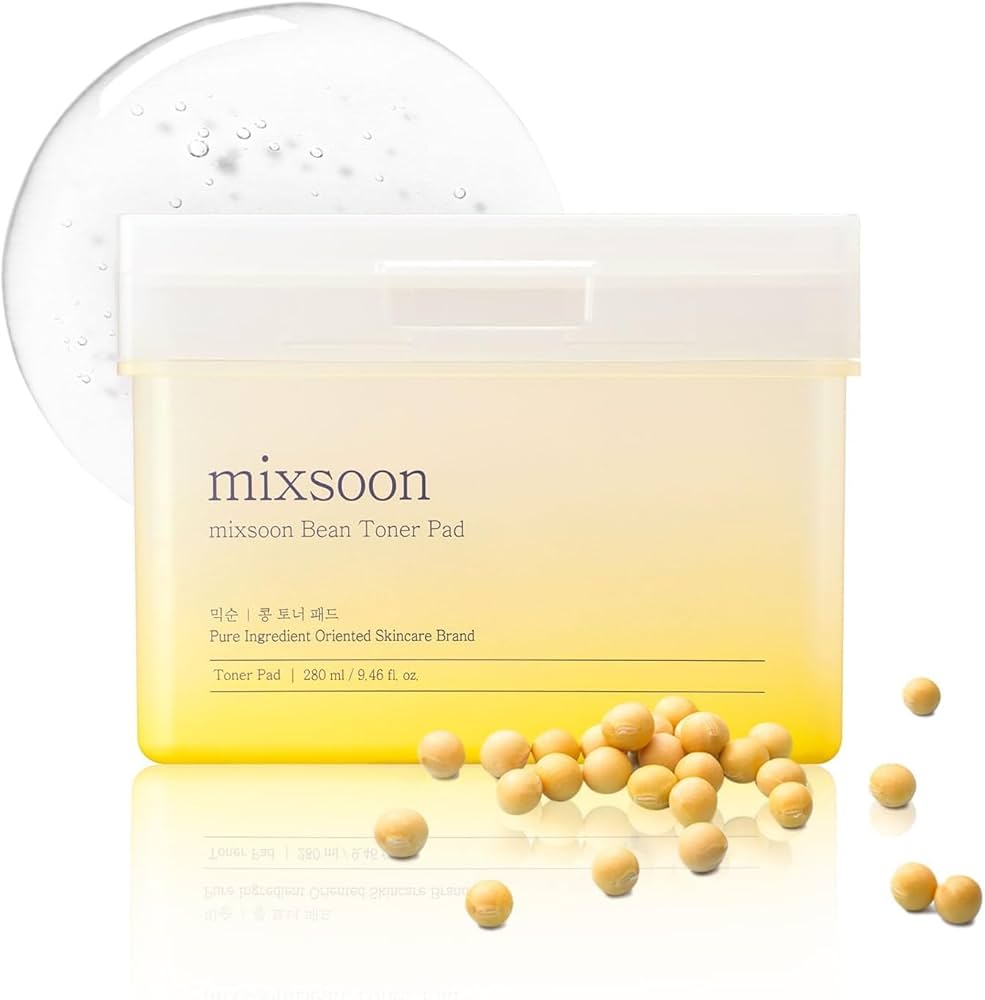 Mixsoon – Bean Toner Pad (120 Sheets) | Discos Exfoliantes e Hidratantes Suaves