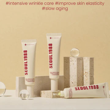 K-SECRET – SEOUL 1988 Eye Cream: Retinal Liposome 4% + Fermented Bean (30 ml) | Crema Contorno de Ojos Anti-Edad y Renovadora