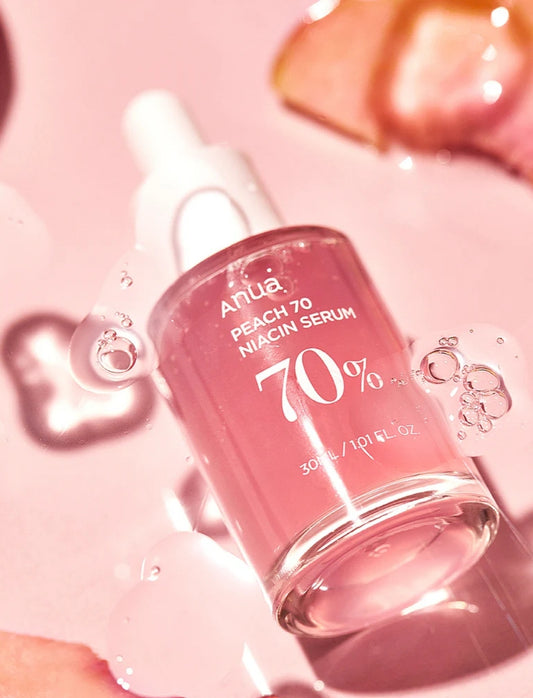 Anua – Peach 70 Niacin Serum (30 ml) | Sérum Iluminador e Hidratante
