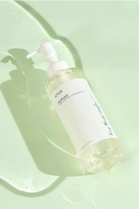 Anua – Heartleaf Pore Control Cleansing Oil (200 ml) | Aceite Limpiador Suave y Purificante