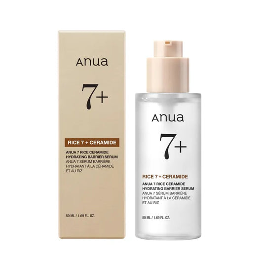 Anua – 7+ Rice Ceramide Hydrating Barrier Serum (50 ml) | Sérum Hidratante y Reforzador de la Barrera Cutánea