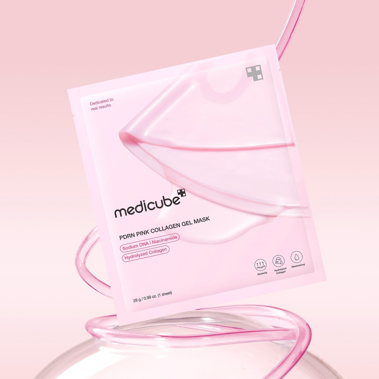 Medicube – PDRN Pink Collagen Gel Mask (1 unidad) | Mascarilla Hidratante y Reafirmante