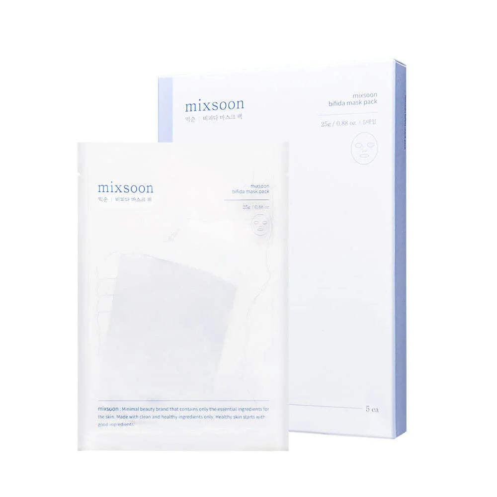 Mixsoon – Bifida Mask | Mascarilla Facial Hidratante y Reparadora