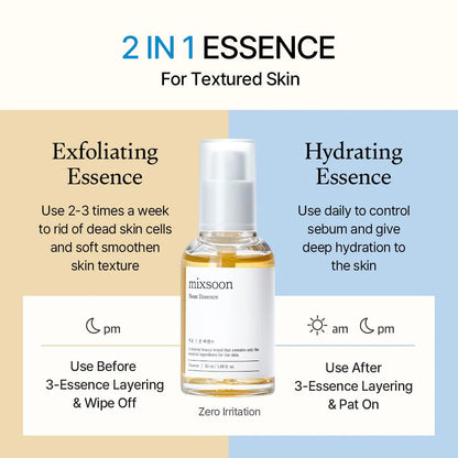 Mixsoon – Bean Essence (50 ml) | Esencia Reparadora e Hidratante 30ml