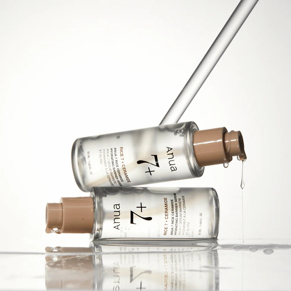 Anua – 7+ Rice Ceramide Hydrating Barrier Serum (50 ml) | Sérum Hidratante y Reforzador de la Barrera Cutánea