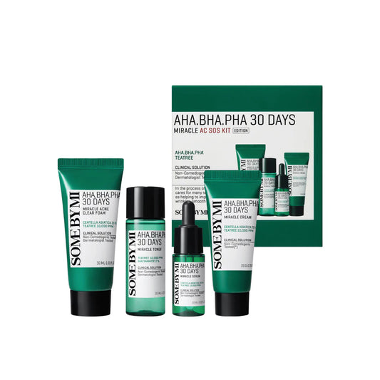 AHA, BHA, PHA 30 Days Miracle AC SOS Kit [4 pcs] - SOME BY MI