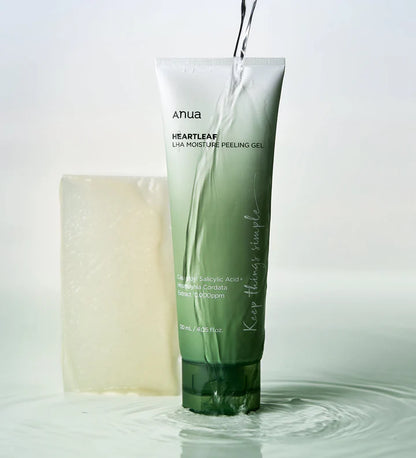 Anua – Heartleaf LHA Moisture Peeling Gel (120 ml) | Gel Exfoliante Suave e Hidratante
