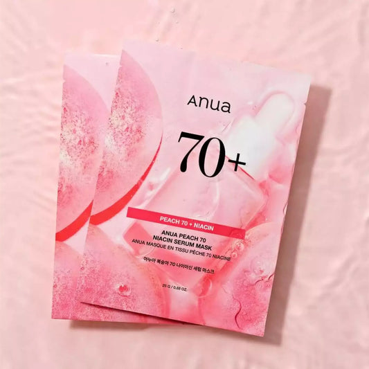 Anua – Peach 70+ Niacin Mask | Mascarilla Facial Iluminadora y Suavizante