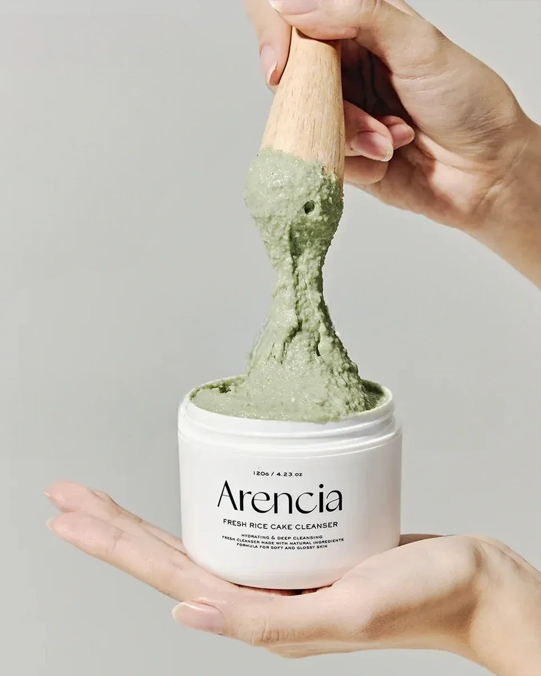 Arencia – Fresh Green Rice Mochi Cleanser | Limpiador Facial Suave e Hidratante