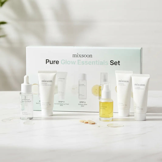 Mixsoon – Pure Glow Essentials Set [5 pcs] | Set de Cuidado Facial Completo