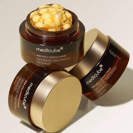 Medicube – Deep Vita C Capsule Cream (55 g) | Crema Iluminadora y Antioxidante