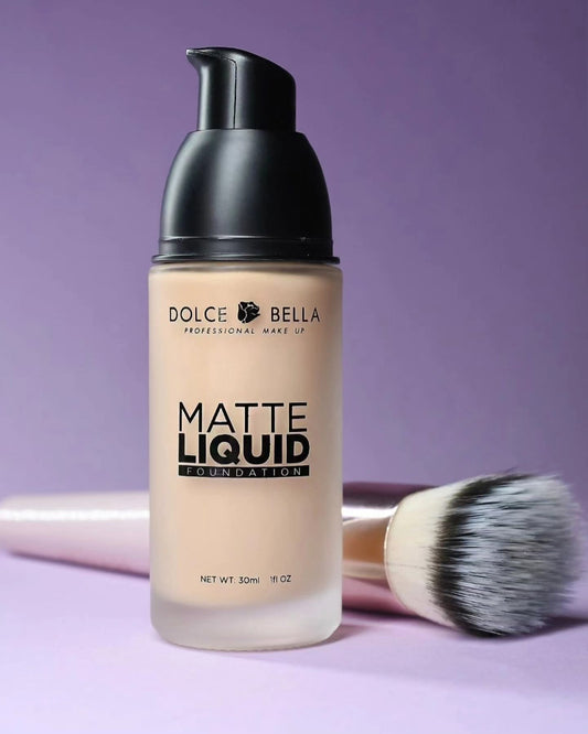 Base Matte – Dolce Bella [30ml] | Base Líquida de Cobertura Total y Acabado Mate