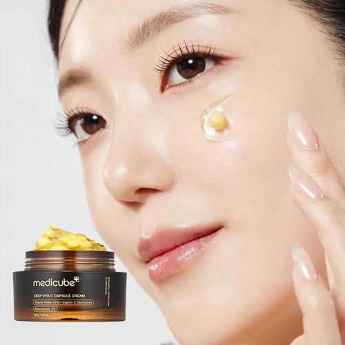 Medicube – Deep Vita C Capsule Cream (55 g) | Crema Iluminadora y Antioxidante
