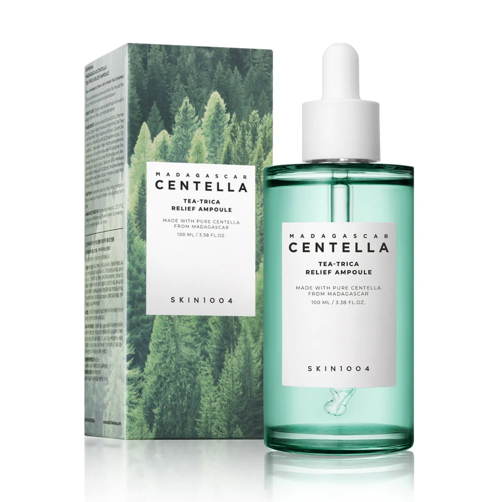SKIN1004 – Tea-Trica Relief Ampoule (100 ml) | Ampolla Calmante y Purificante