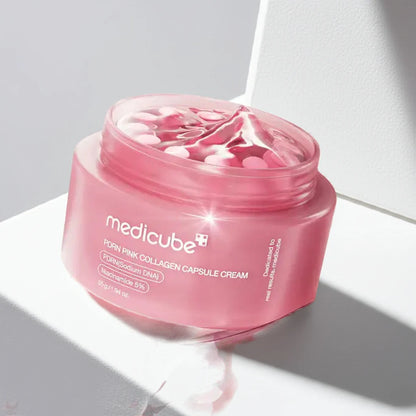 Medicube – PDRN Pink Collagen Capsule Cream [55g] | Crema Reafirmante y Regeneradora