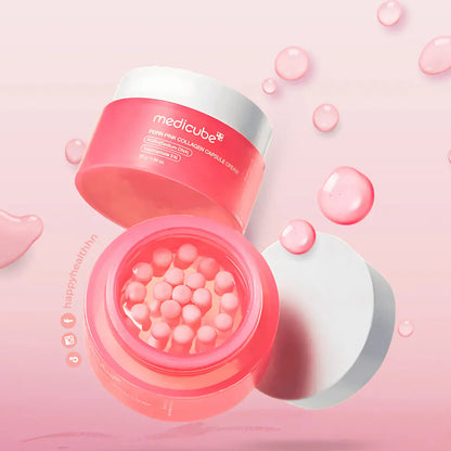 Medicube – PDRN Pink Collagen Capsule Cream [55g] | Crema Reafirmante y Regeneradora