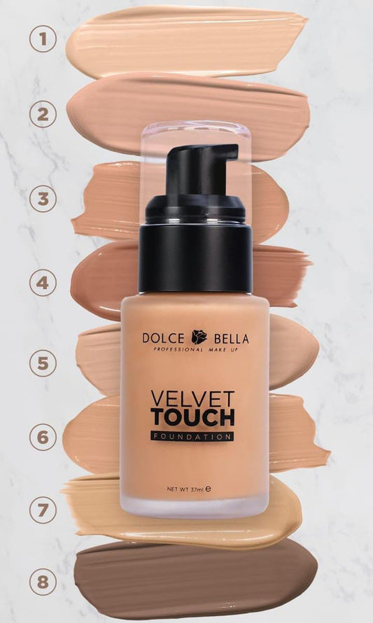 Base Velvet – Dolce Bella [30ml] | Base Líquida de Acabado Suave y Natural