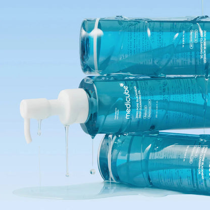 Medicube – Zero Pore Blackhead Deep Cleansing Oil [205ml] | Aceite Limpiador Purificante y Desobstructor de Poros