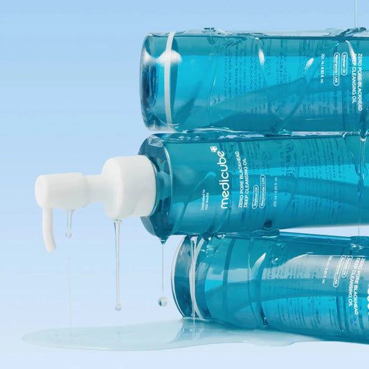 Medicube – Zero Pore Blackhead Deep Cleansing Oil [205ml] | Aceite Limpiador Purificante y Desobstructor de Poros