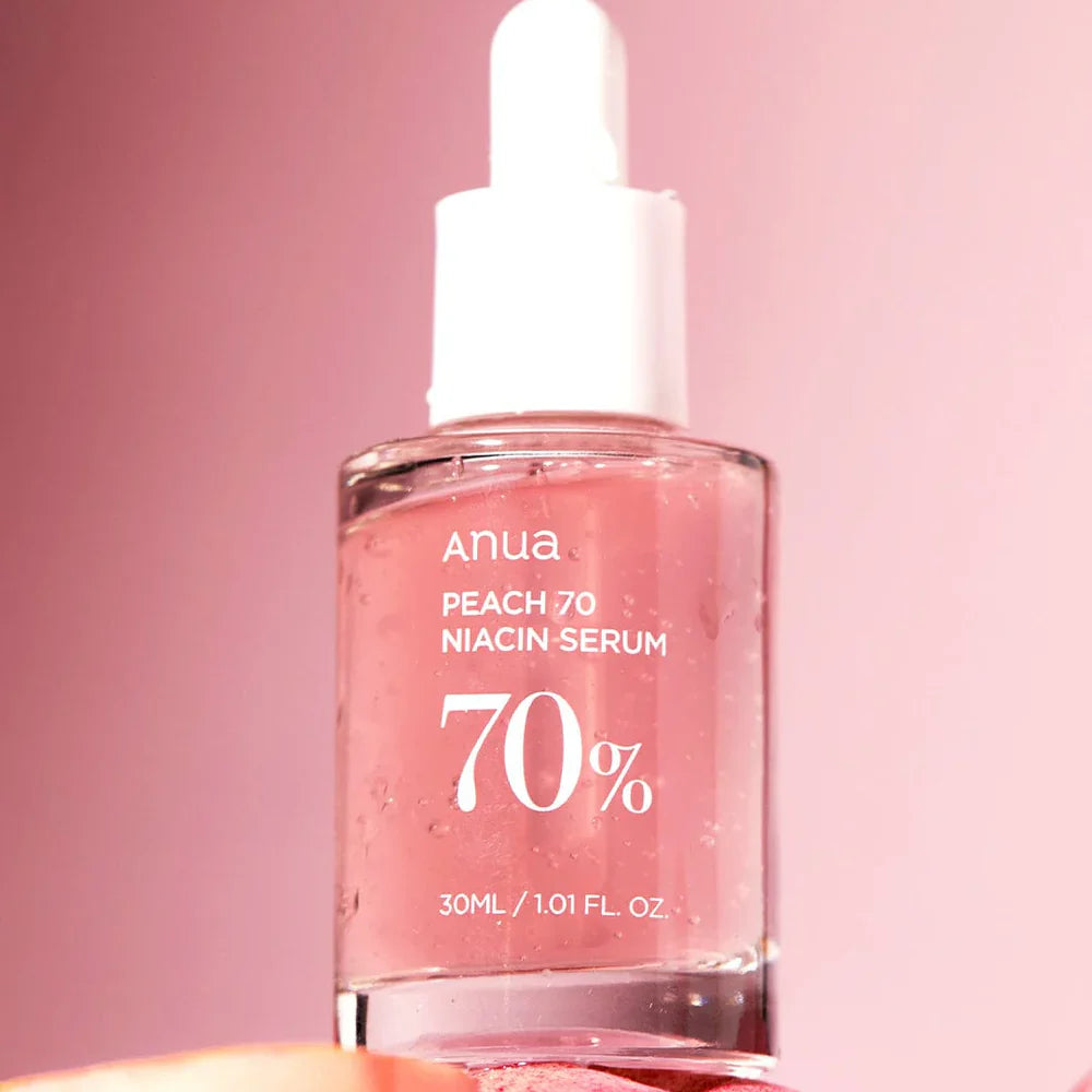 Anua – Peach 70 Niacin Serum (30 ml) | Sérum Iluminador e Hidratante
