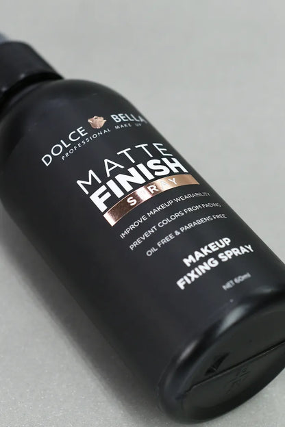 Matte Finish Makeup Fixing Spray – Dolce Bella [60ml] | Sellador de Maquillaje Acabado Mate y Larga Duración