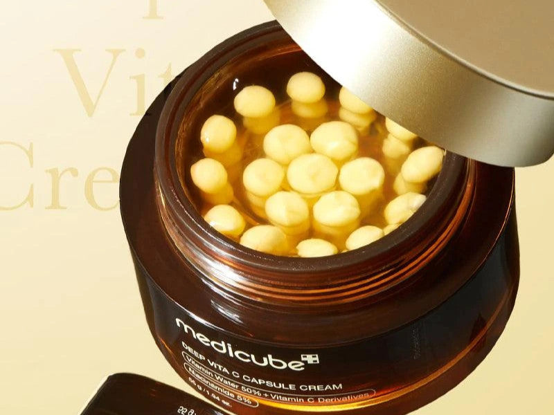 Medicube – Deep Vita C Capsule Cream (55 g) | Crema Iluminadora y Antioxidante