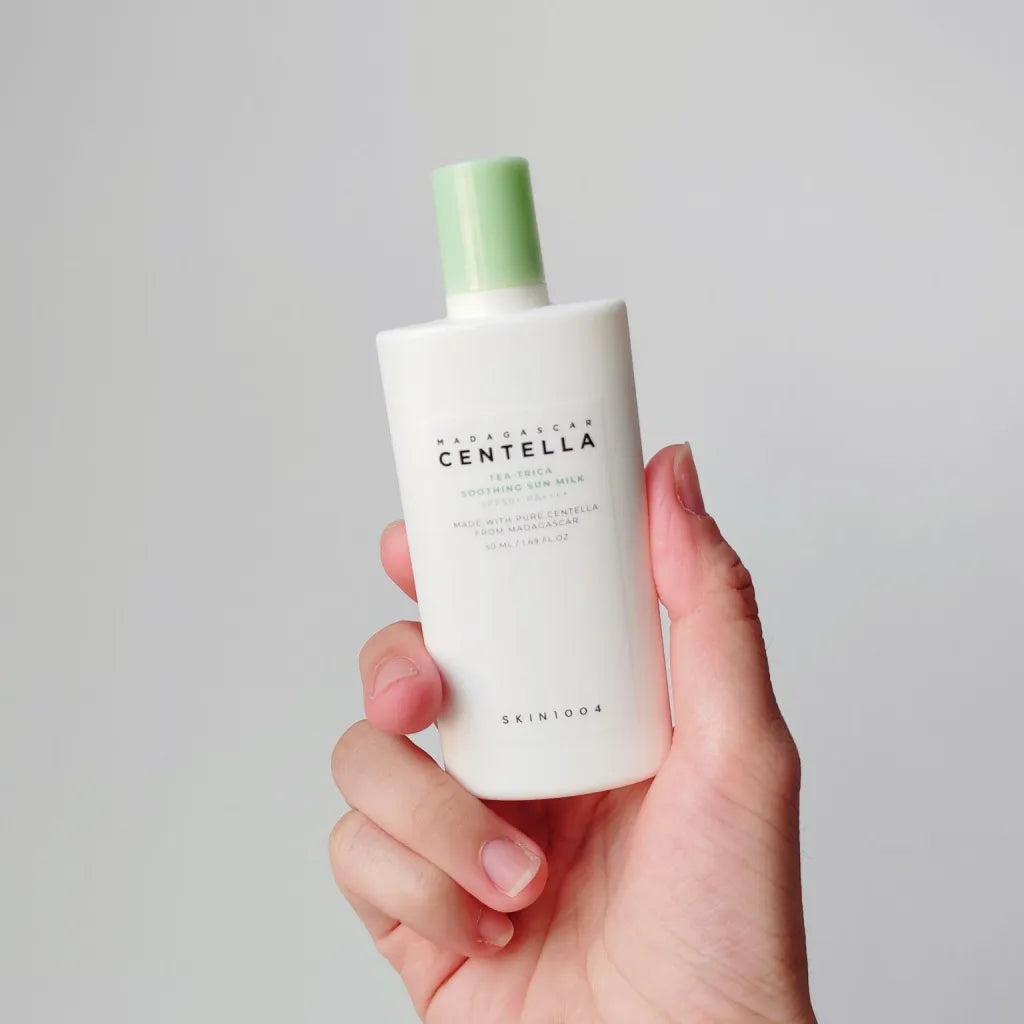 SKIN1004 – Sun Milk Tea-Trica (50 ml) | Protector Solar Ligero Calmante y Matificante