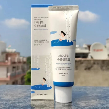 Round Lab – Birch Juice Moisturizing Sun SPF50+ PA++++ (50 ml) | Protector Solar Hidratante y Refrescante