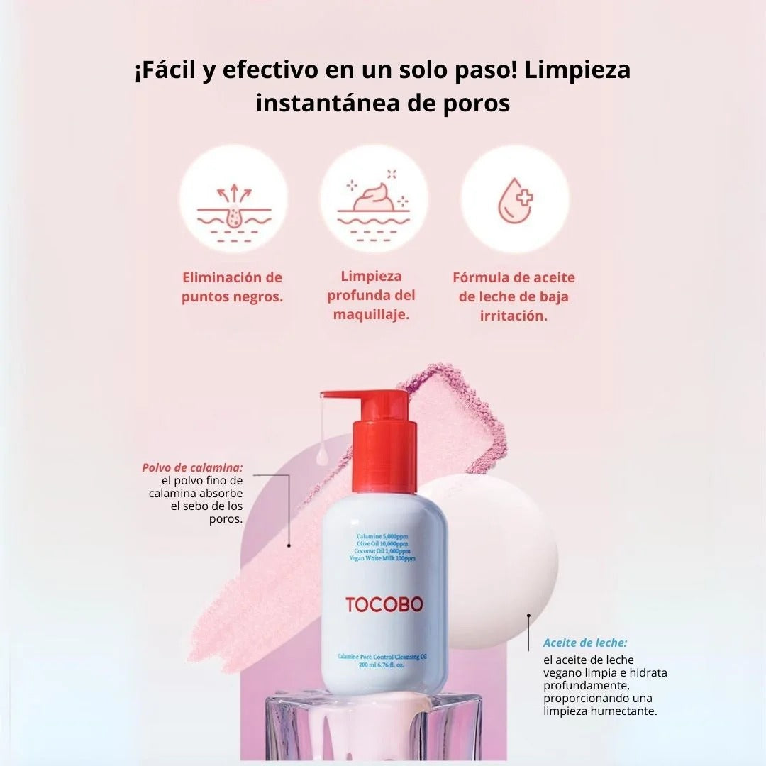 TOCOBO – Bio Watery Oil Cleansing (200 ml) | Aceite Limpiador Suave y Hidratante