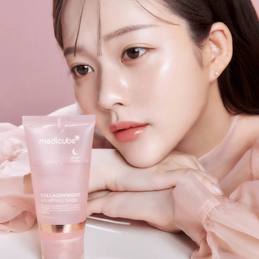 Medicube – Collagen Night Wrapping Mask (75 ml) | Mascarilla Nocturna Hidratante y Reafirmante
