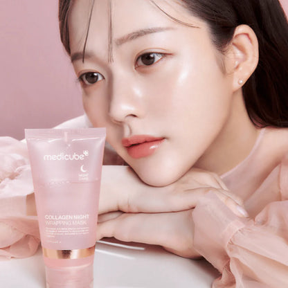 Medicube – Collagen Night Wrapping Mask (75 ml) | Mascarilla Nocturna Hidratante y Reafirmante