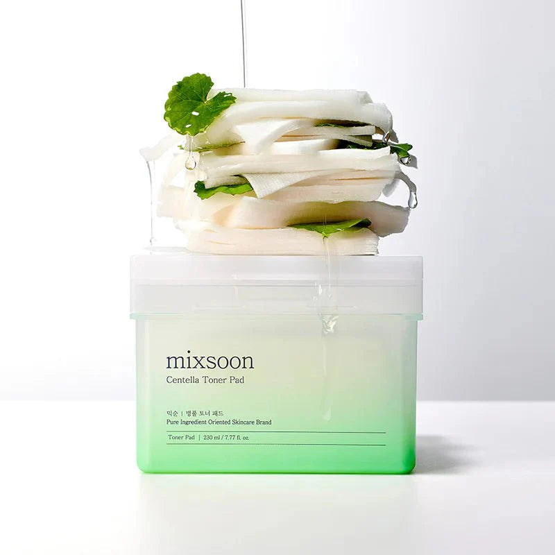 Mixsoon – Centella Asiatica Toner Pad (120 Sheets) | Discos Calmantes e Hidratantes