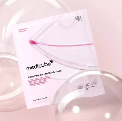 Medicube – PDRN Pink Collagen Gel Mask (1 unidad) | Mascarilla Hidratante y Reafirmante