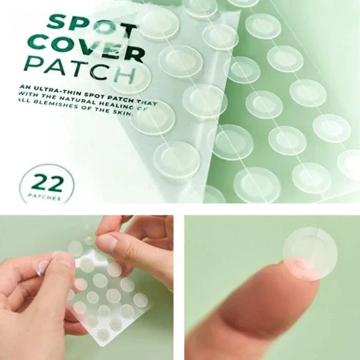 SKIN1004 – Spot Cover Acne Patches (22 pcs) | Parches Tratantes para Imperfecciones