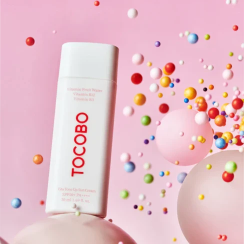 TOCOBO – Vita Tone Up Sun Cream SPF50+ PA++++ (50 ml) | Protector Solar Iluminador y Hidratante